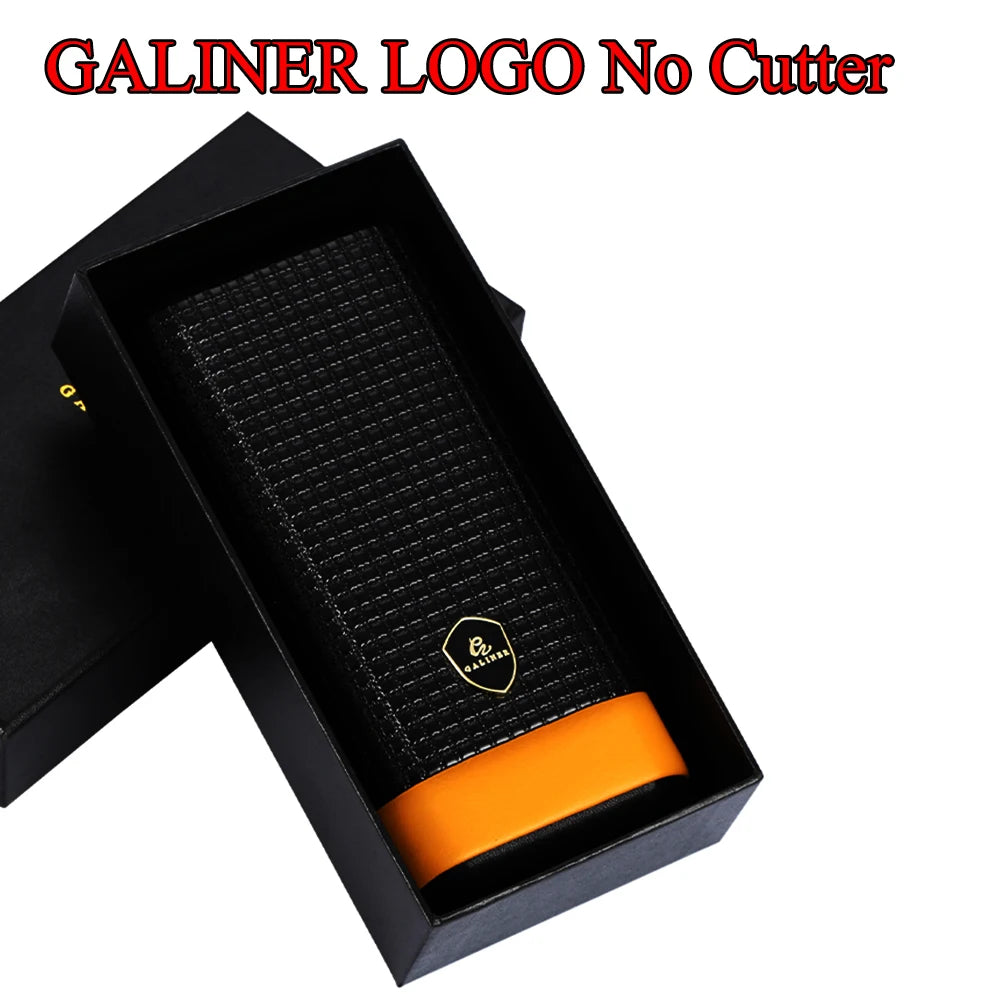 Leather Cigar Case, Holds 2 to 3
