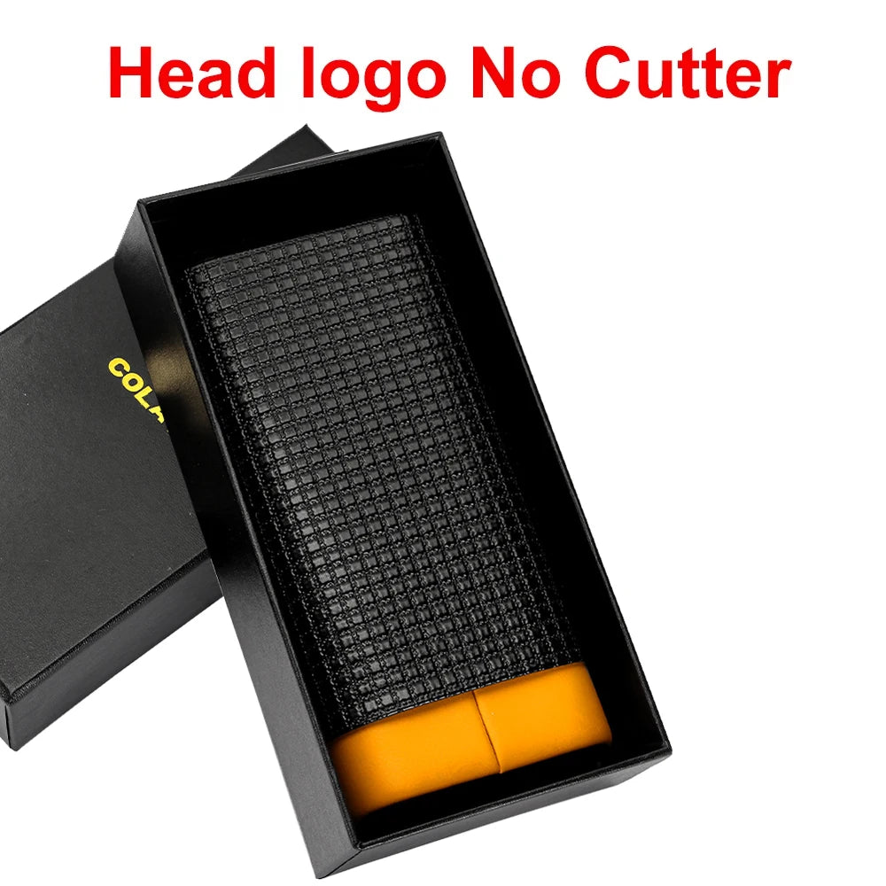 Leather Cigar Case, Holds 2 to 3